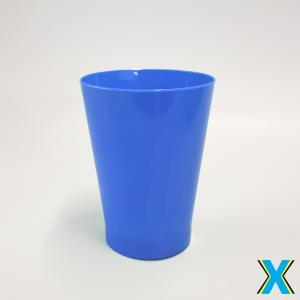 Copo Rubizinho Azul Royal Leitoso acrilico     