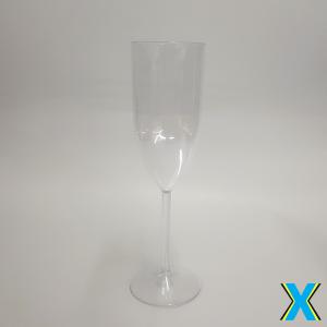 Taça Champagne Transparente Acrílico     