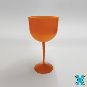 Taça Gin Laranja Leitoso Acrílico     